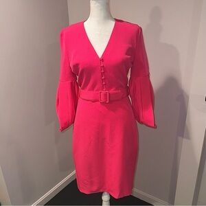 Badgley Mischka Vibrant Pink Dress